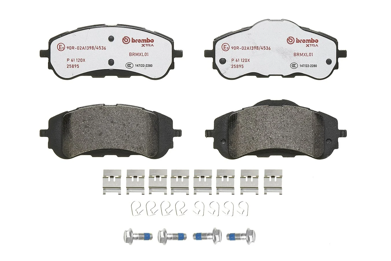 P61120X Brembo Sapatas do freio dianteiras de disco