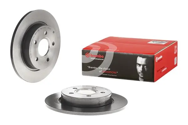 08A72511 Brembo Disco do freio traseiro