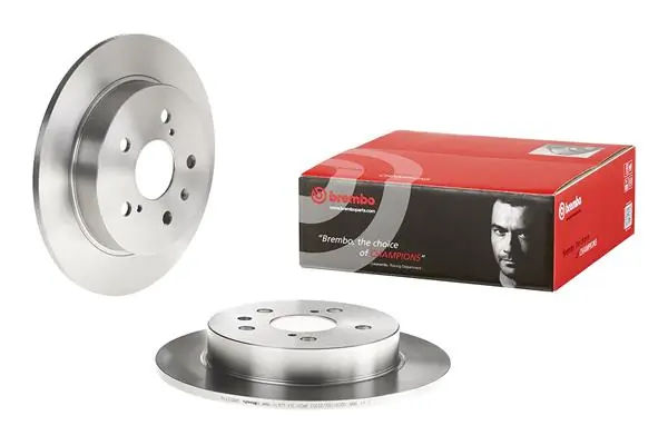 08B55710 Brembo Disco do freio traseiro