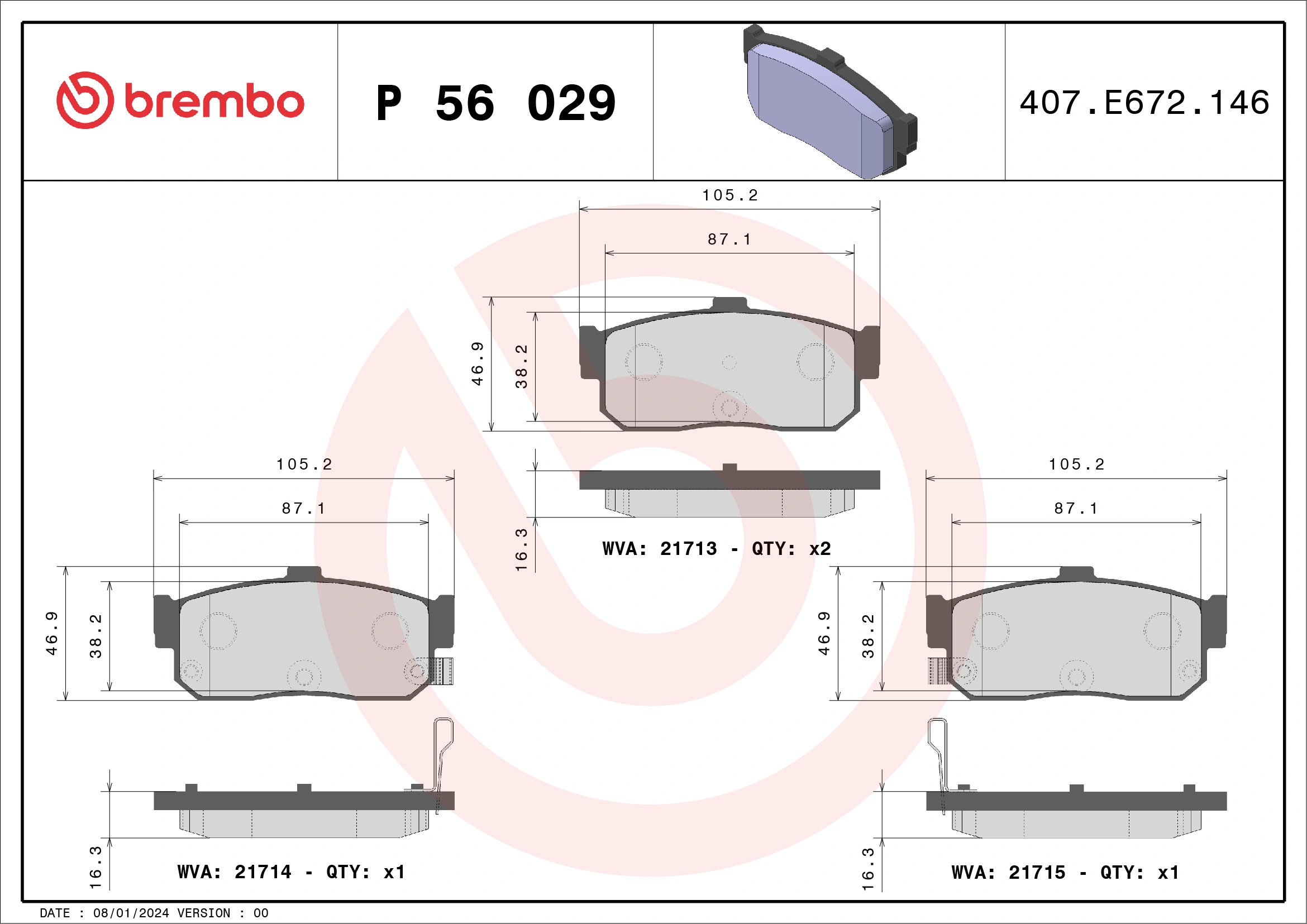 P56029 Brembo