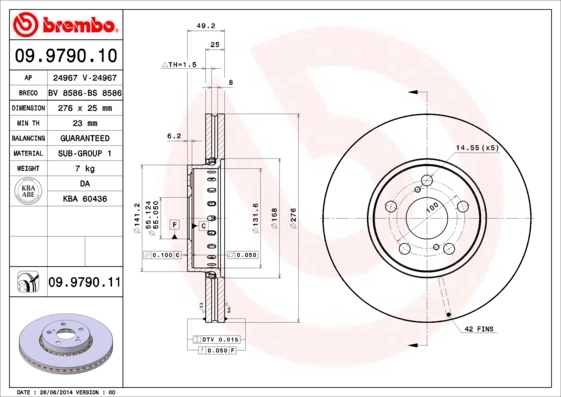 09979010 Brembo