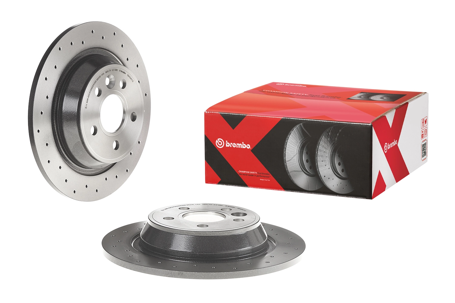 08A5401X Brembo Disco do freio traseiro