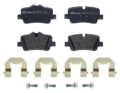 P06113 Brembo Sapatas do freio traseiras de disco
