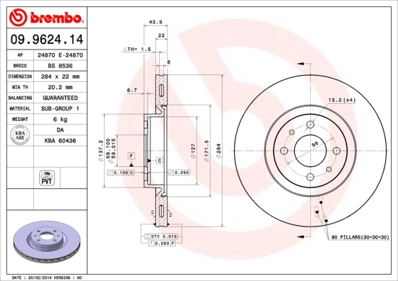 09962414 Brembo