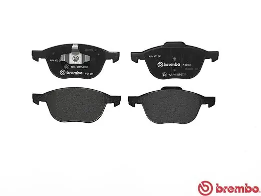 P24061 Brembo Sapatas do freio dianteiras de disco