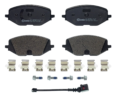 P85182 Brembo Sapatas do freio dianteiras de disco