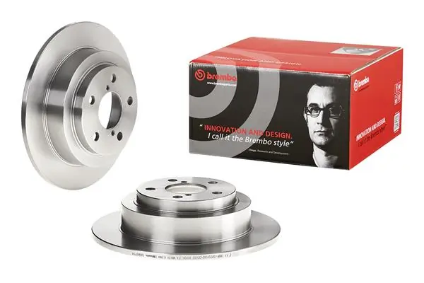 08689714 Brembo Disco do freio traseiro
