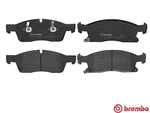 P37017 Brembo Sapatas do freio dianteiras de disco