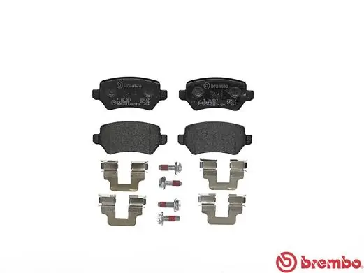 P10013 Brembo Sapatas do freio traseiras de disco