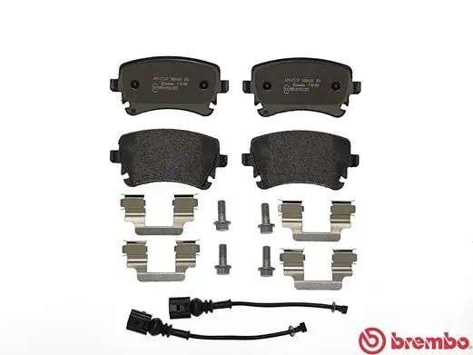 P85083 Brembo Sapatas do freio traseiras de disco