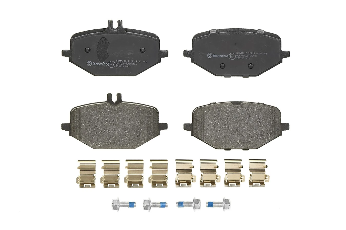 P50168 Brembo Sapatas do freio traseiras de disco
