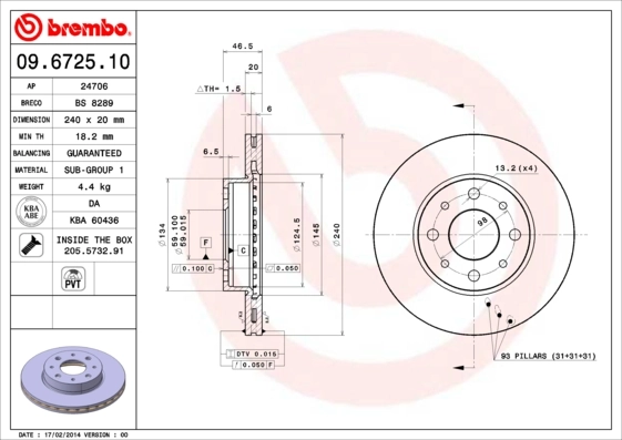09672510 Brembo