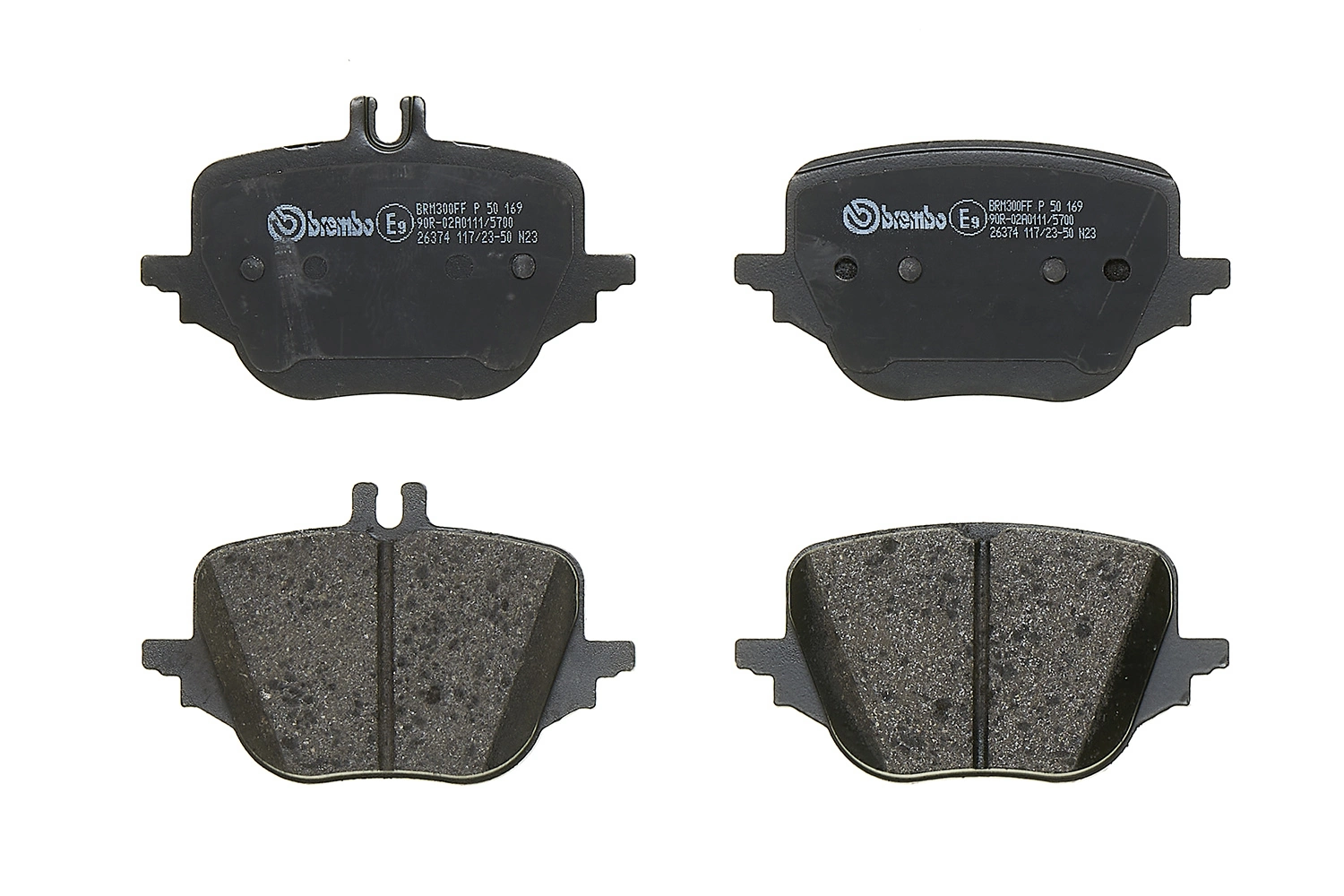 P50169 Brembo Sapatas do freio traseiras de disco