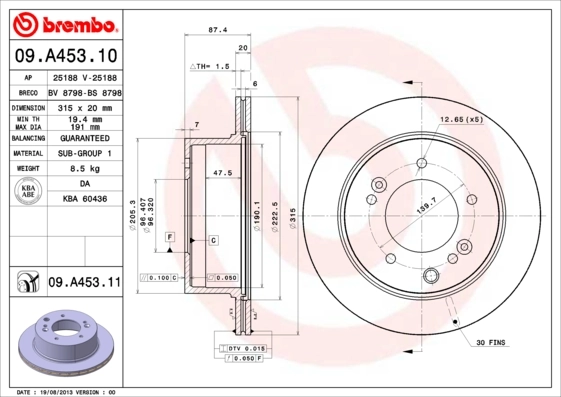09A45310 Brembo