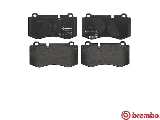 P50074 Brembo Sapatas do freio dianteiras de disco