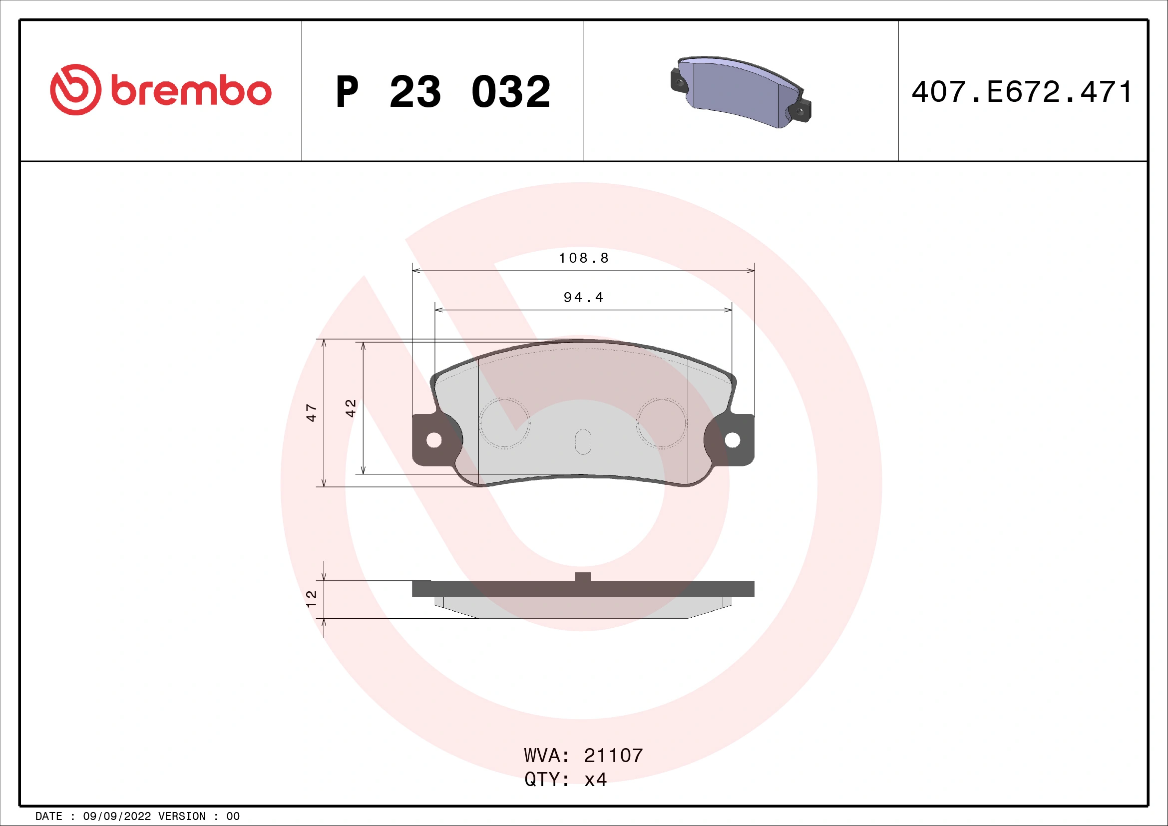 P23032 Brembo