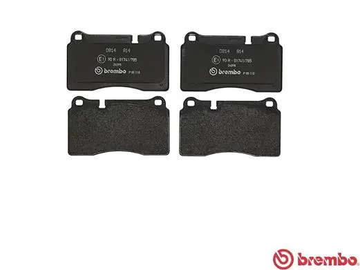 P85110 Brembo Sapatas do freio dianteiras de disco
