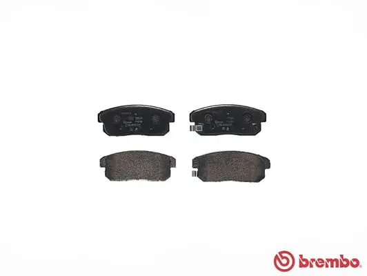 P10005 Brembo Sapatas do freio traseiras de disco