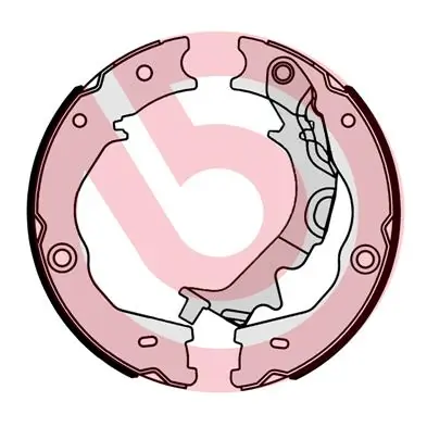 Sapatas do freio de estacionamento KIA Carnival 3 UVP