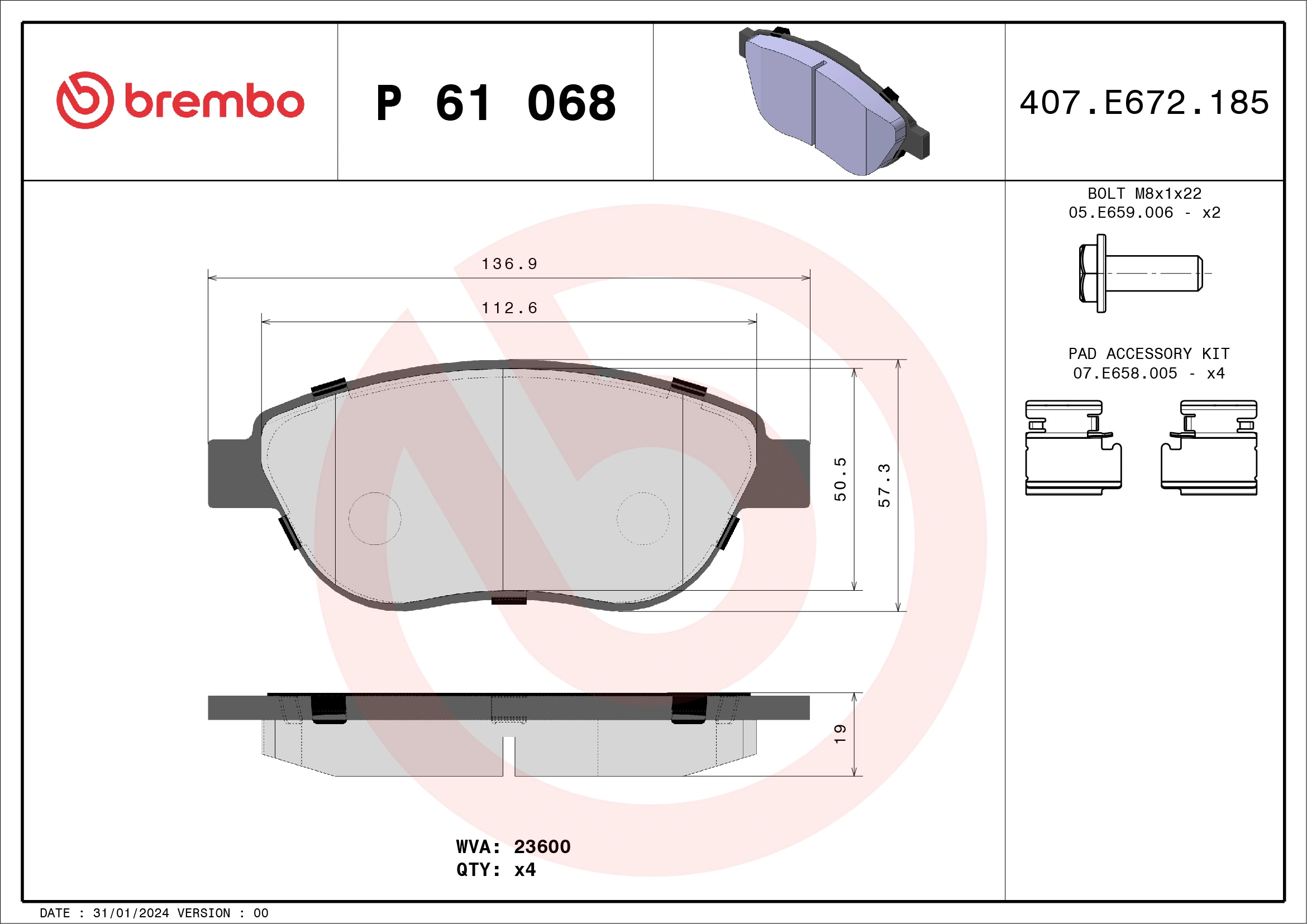 P61068 Brembo