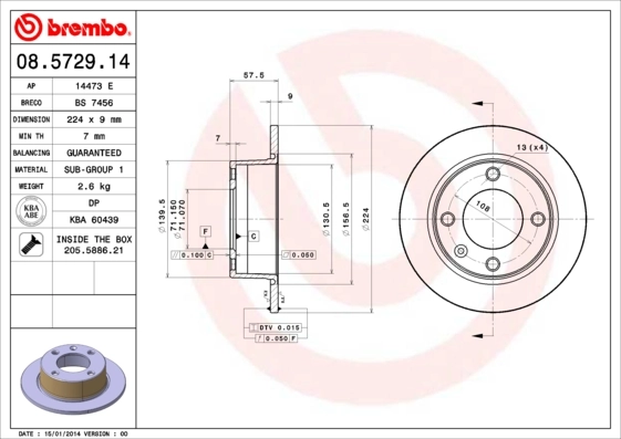 08572914 Brembo