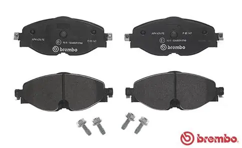 P85147 Brembo Sapatas do freio dianteiras de disco