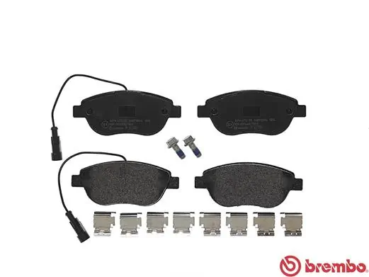 P23137 Brembo Sapatas do freio dianteiras de disco
