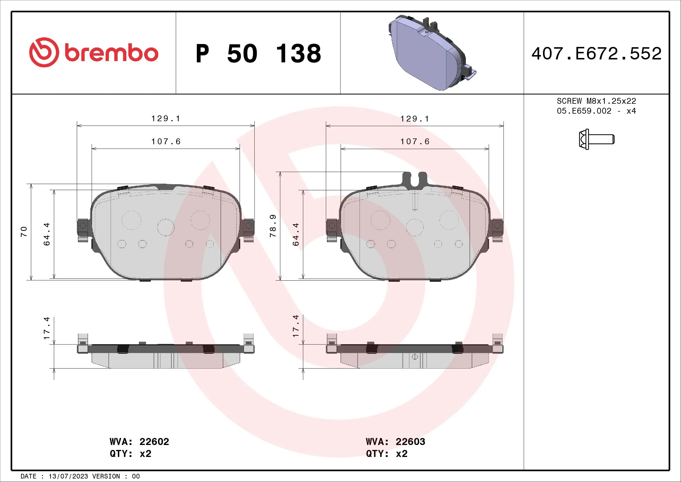P50138 Brembo