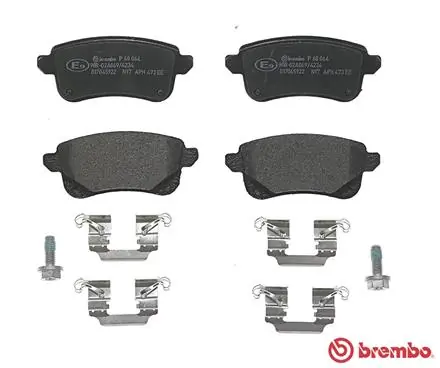 P68064 Brembo Sapatas do freio traseiras de disco