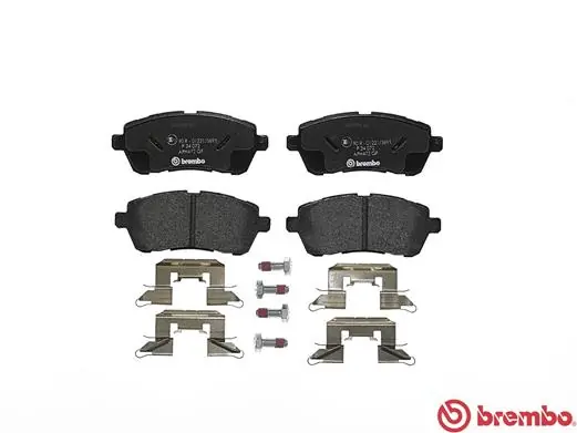 P24072 Brembo Sapatas do freio dianteiras de disco