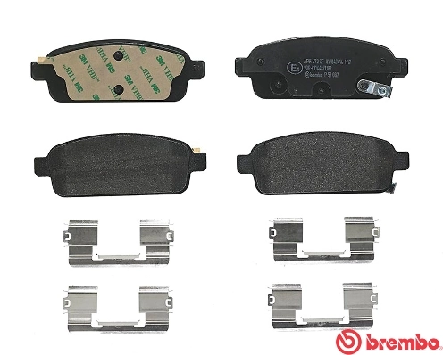 P59087 Brembo Sapatas do freio traseiras de disco