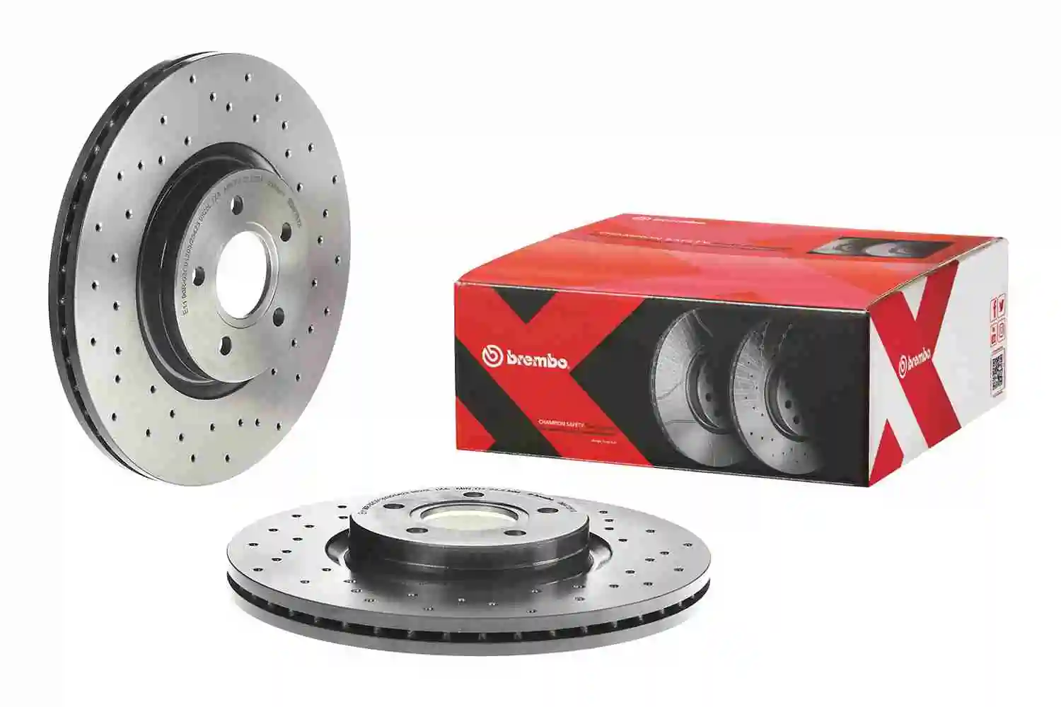 09A7281X Brembo Disco do freio dianteiro