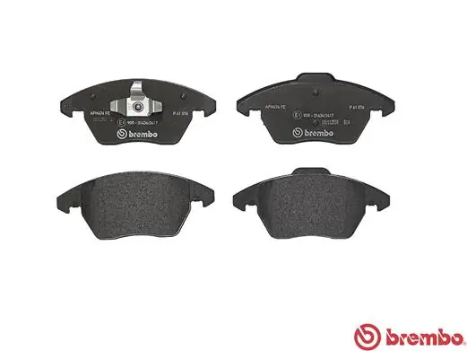 P61076 Brembo Sapatas do freio dianteiras de disco