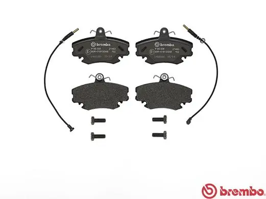 P68008 Brembo Sapatas do freio dianteiras de disco
