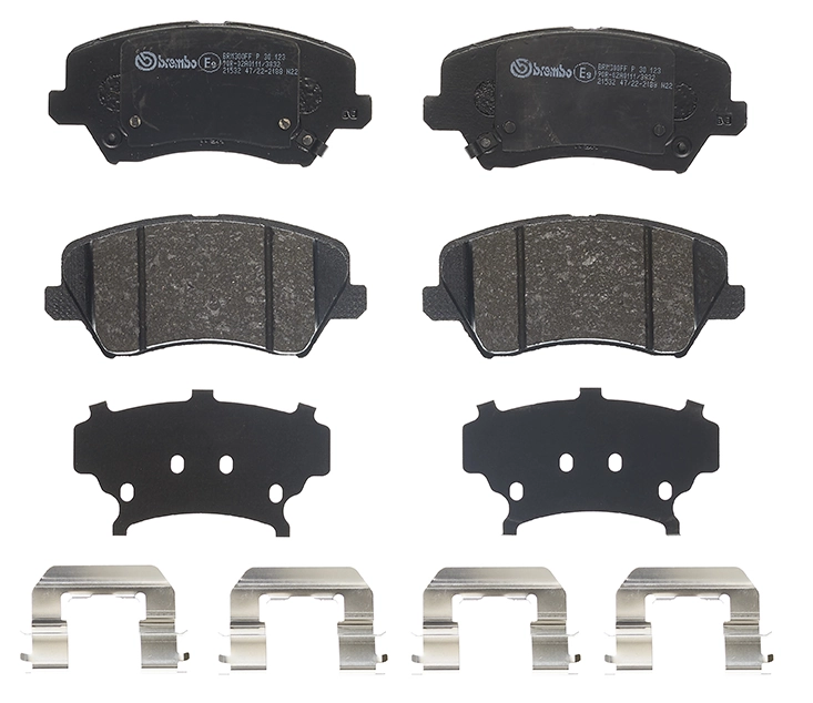 P30123 Brembo Sapatas do freio dianteiras de disco