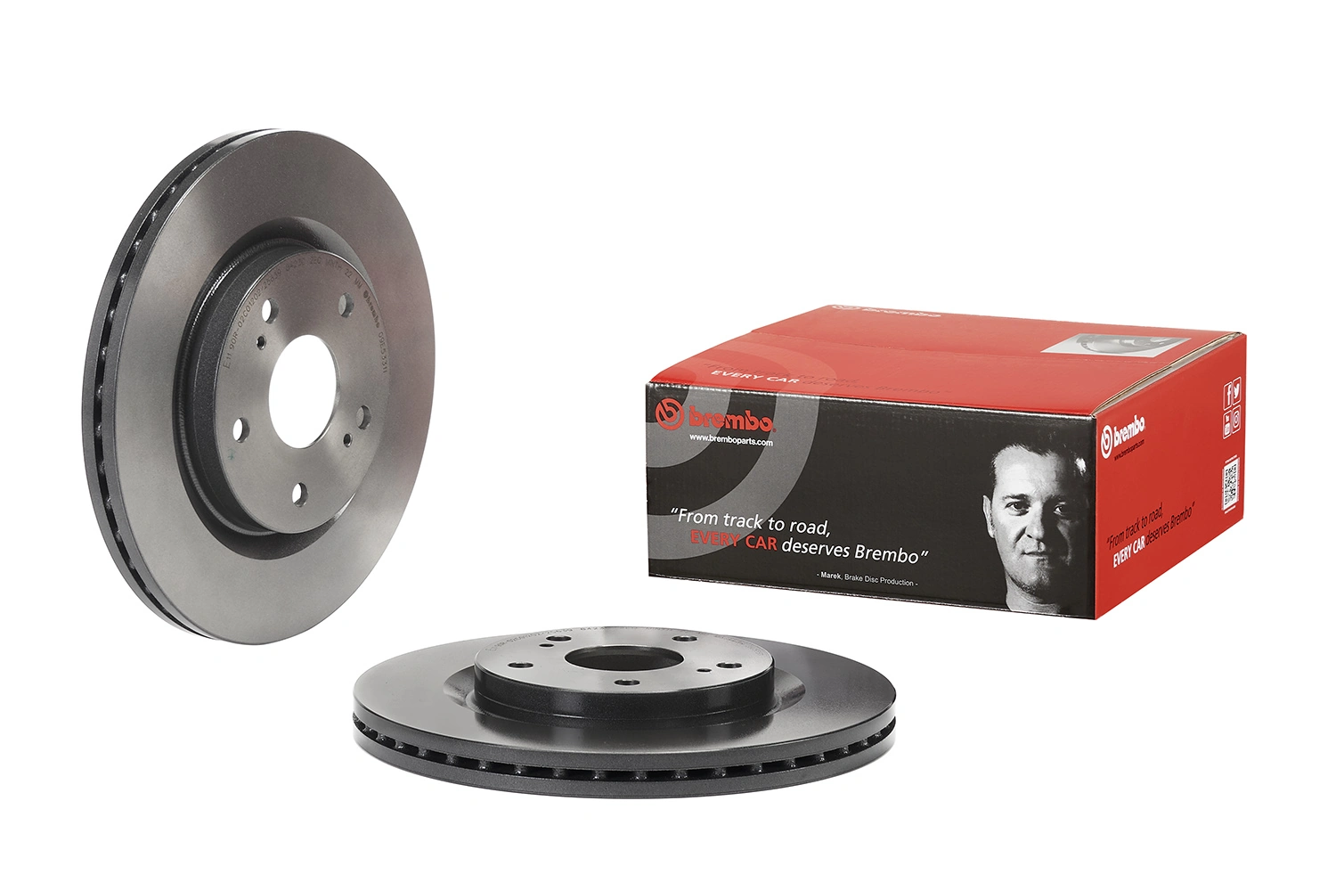 09E53311 Brembo Disco do freio dianteiro