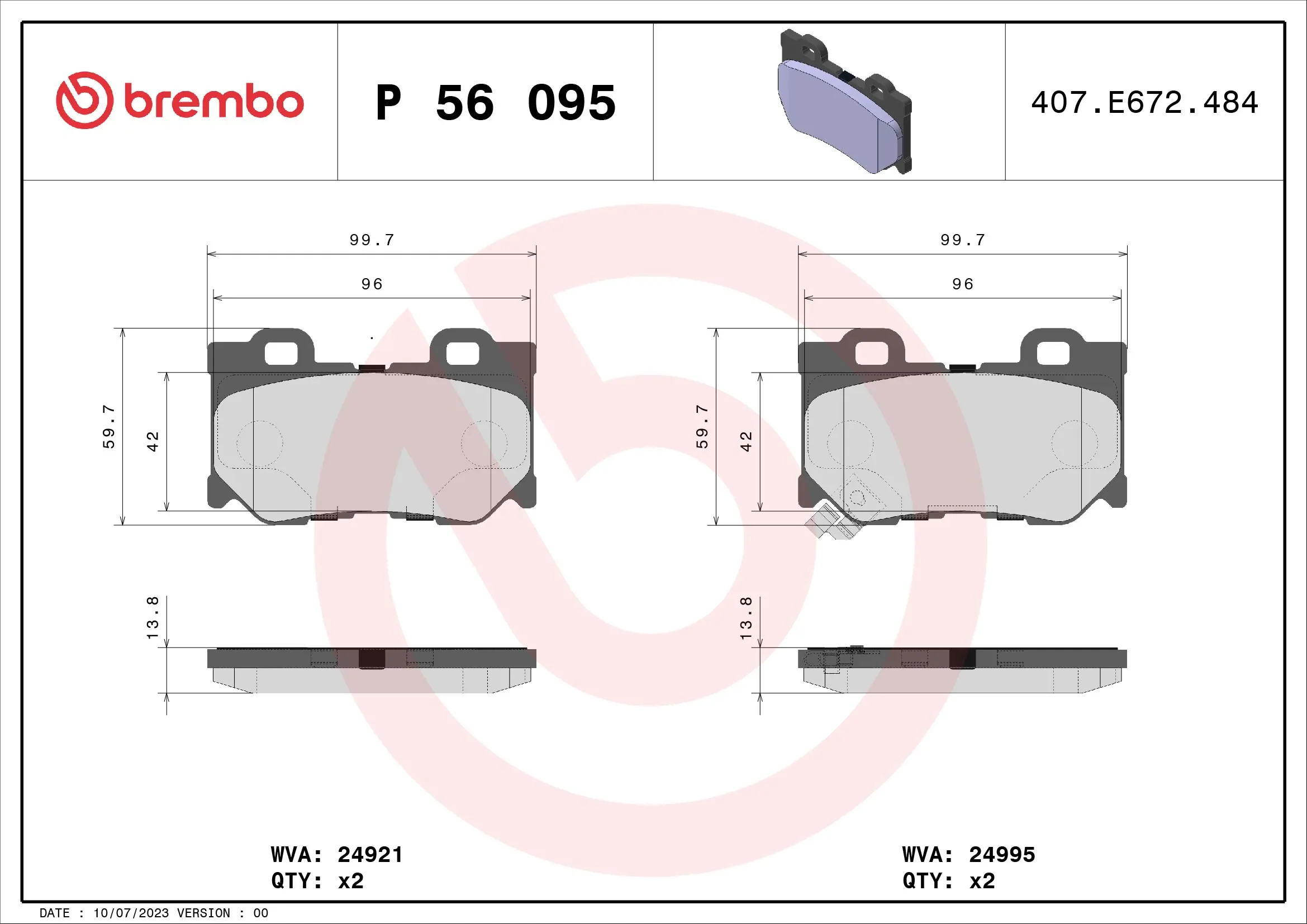 P56095 Brembo
