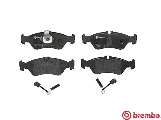 P50082 Brembo Sapatas do freio traseiras de disco