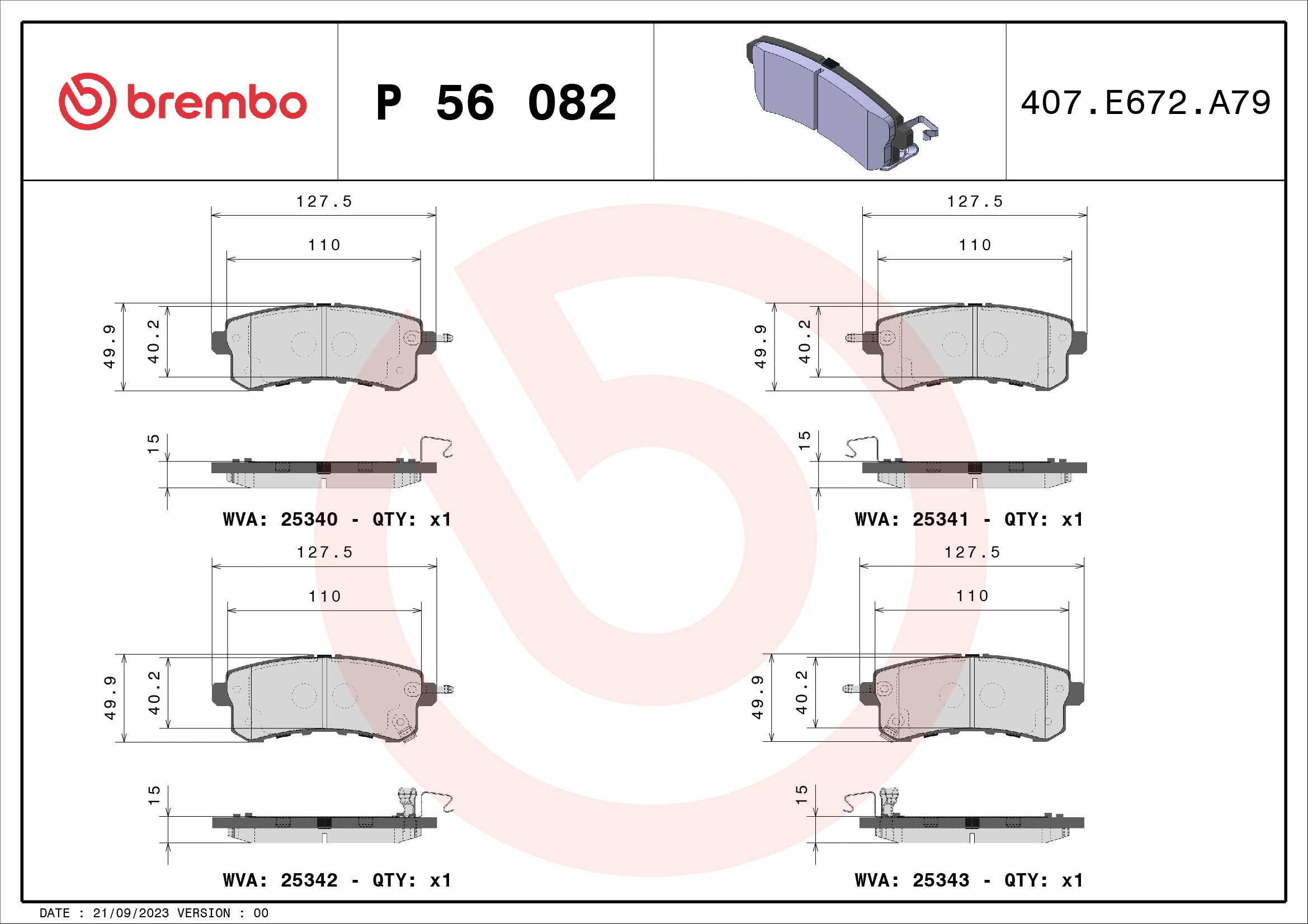 P56082 Brembo