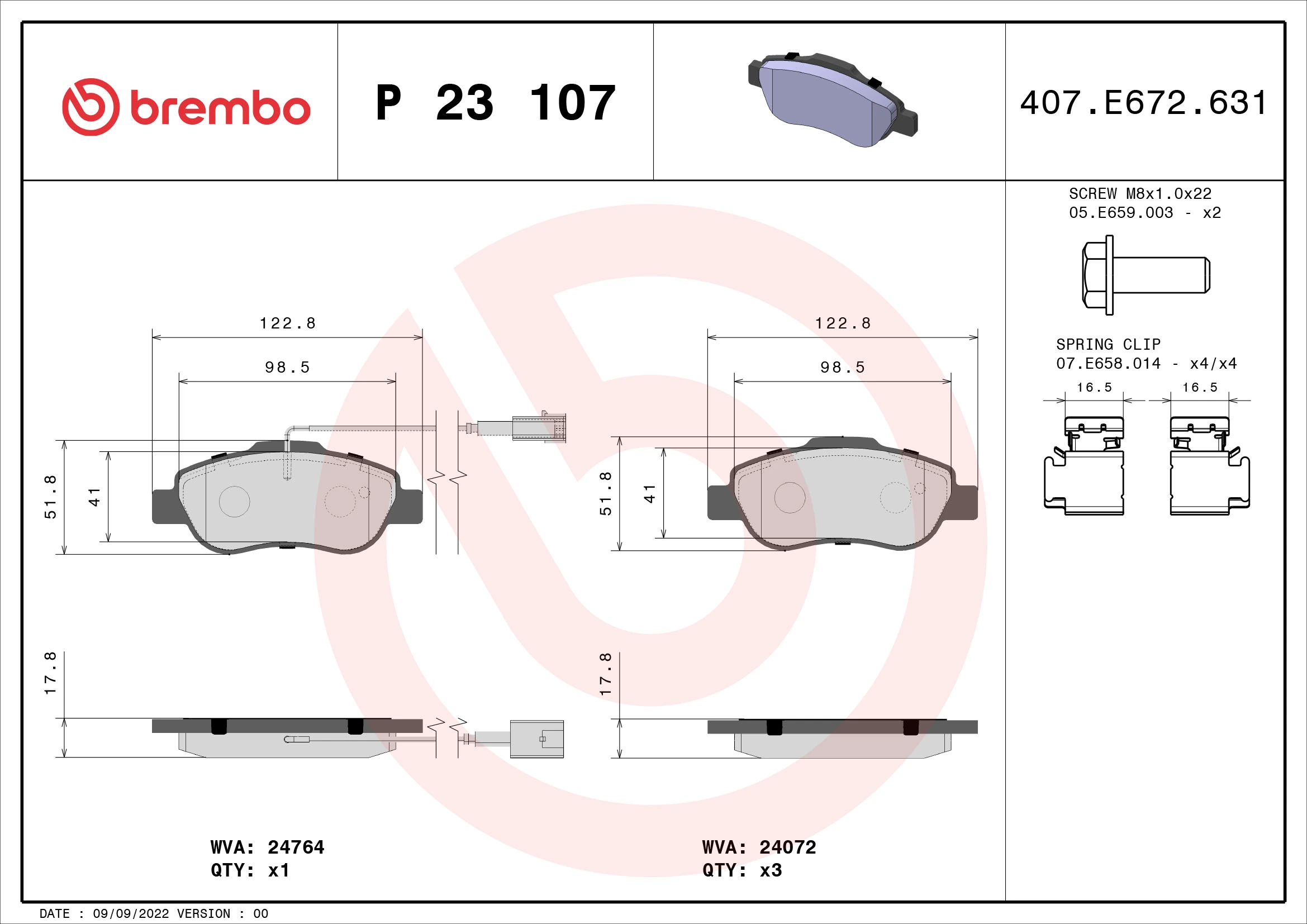 P23107 Brembo