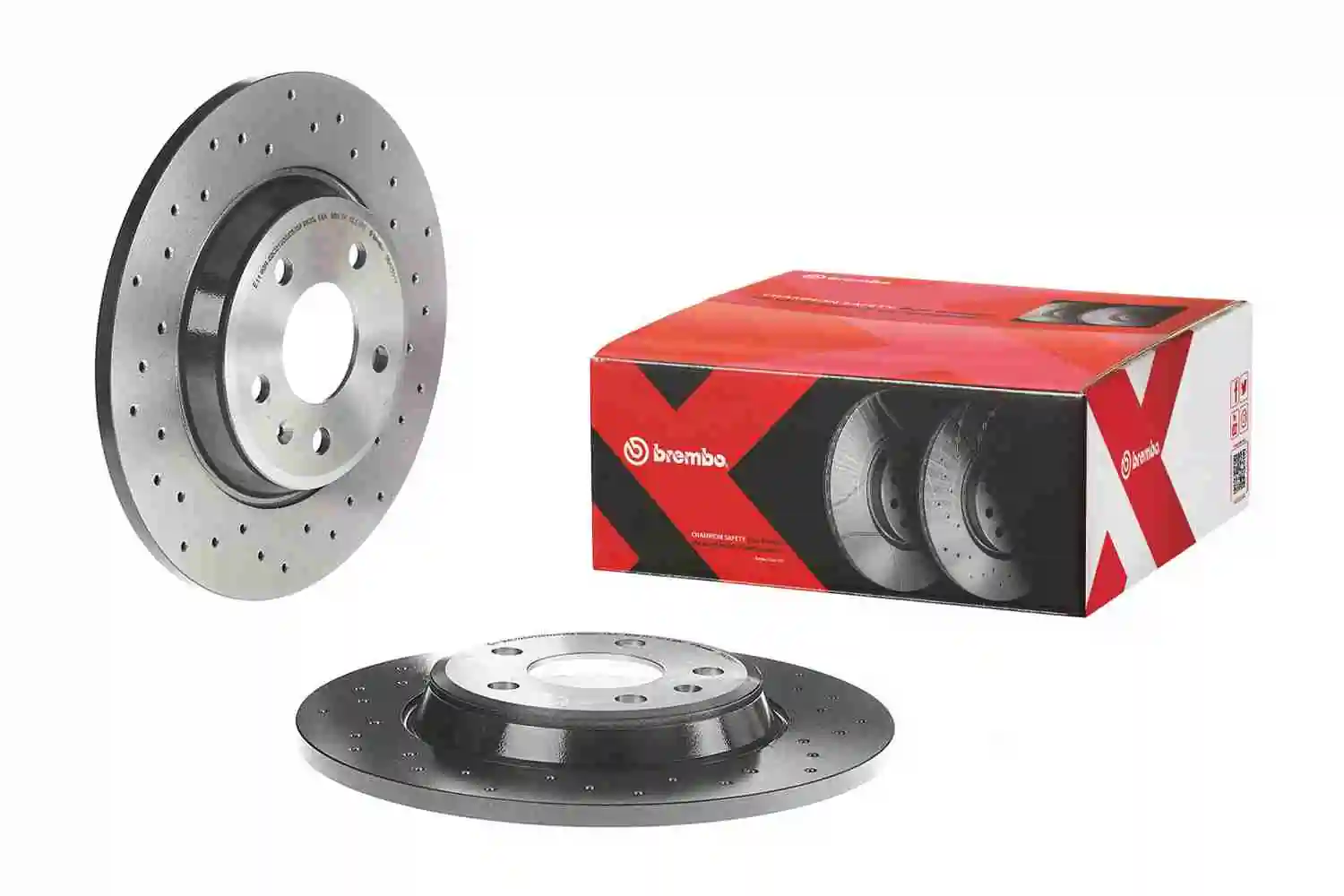 08A7591X Brembo Disco do freio traseiro