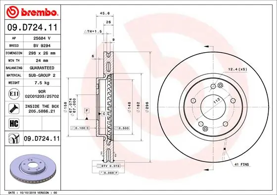09D72411 Brembo