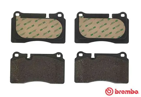 P85116 Brembo Sapatas do freio dianteiras de disco