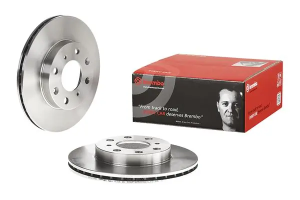 09C14510 Brembo Disco do freio dianteiro