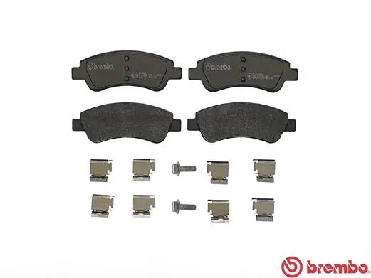P61066 Brembo Sapatas do freio dianteiras de disco
