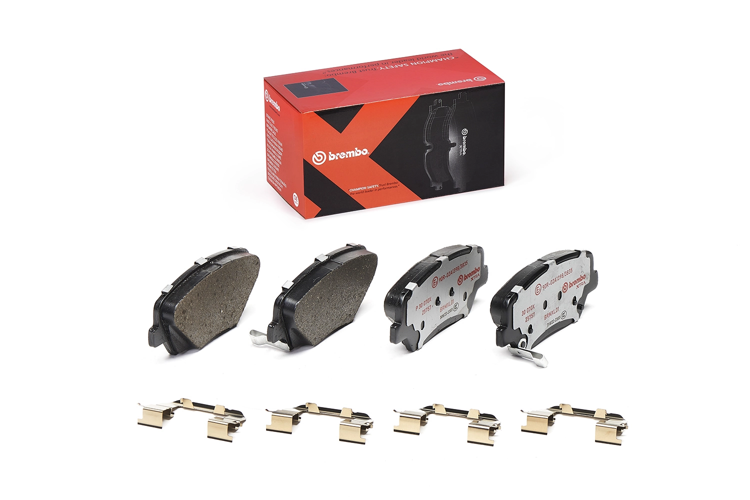 P30070X Brembo Sapatas do freio dianteiras de disco