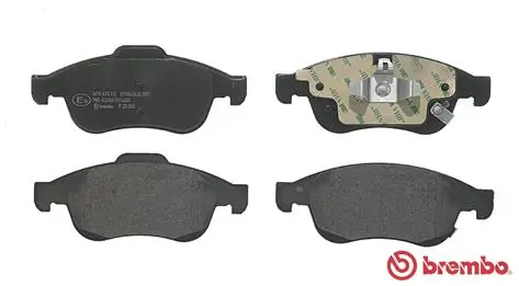 P23165 Brembo Sapatas do freio dianteiras de disco