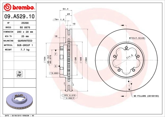 09A52910 Brembo