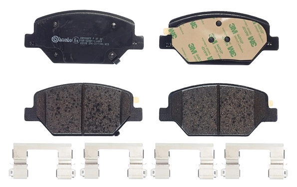 P07007 Brembo Sapatas do freio dianteiras de disco