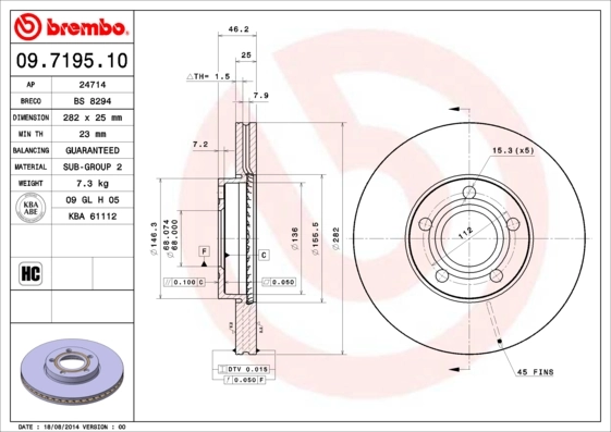 09719510 Brembo